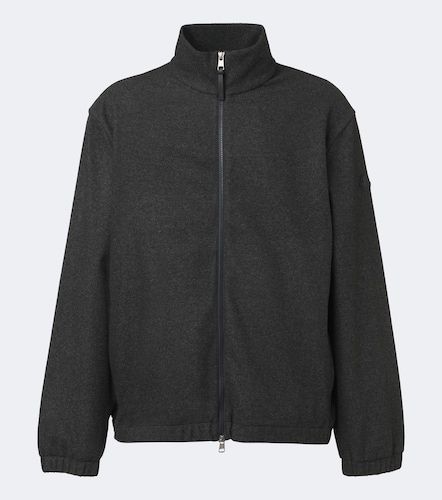 Moncler Veste bomber en cuir - Moncler - Modalova