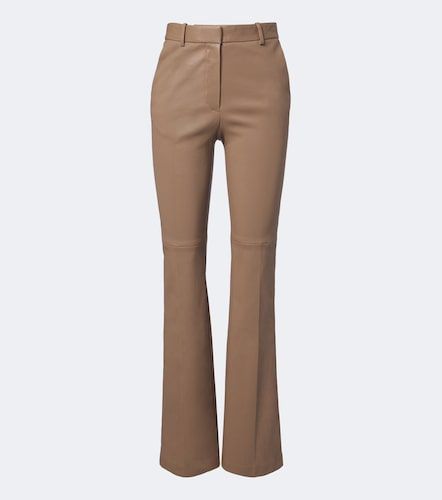 Pantalon évasé Tafira en cuir - Joseph - Modalova