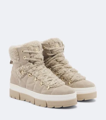 Bottines Vaduz en shearling et daim - Bogner - Modalova