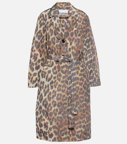 Ganni Manteau à motif léopard - Ganni - Modalova