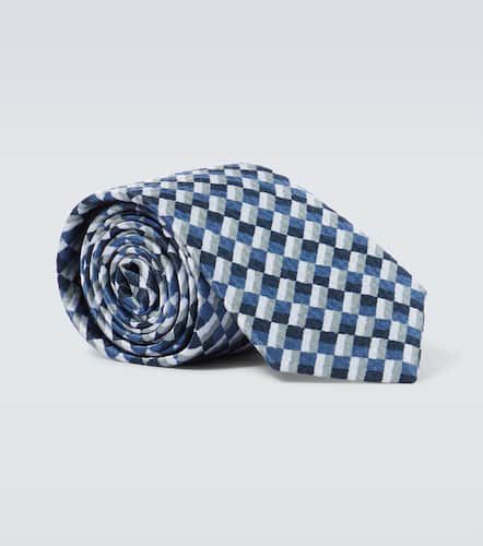 Cravate imprimée en soie - Giorgio Armani - Modalova