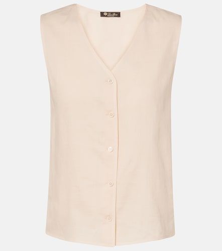 Veste sans manches Milly en ramie - Loro Piana - Modalova