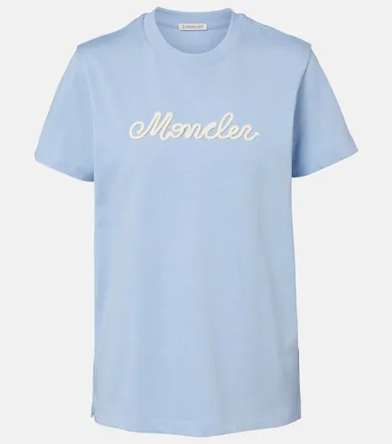 T-shirt en jersey de coton à logo - Moncler - Modalova