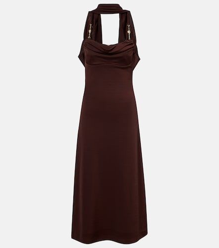 Robe midi Isla à détail foulard - Rebecca Vallance - Modalova
