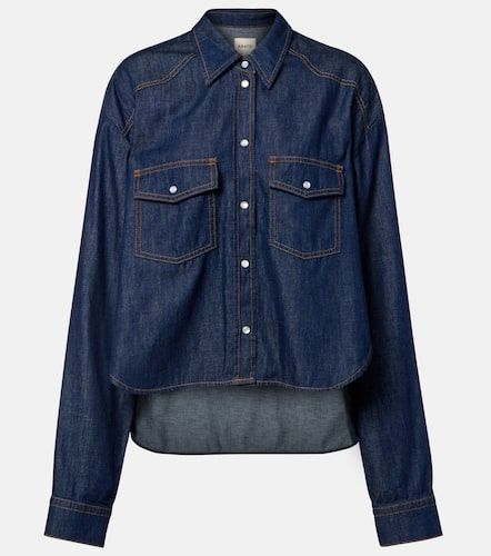 Chemise Grenon asymétrique en jean - Khaite - Modalova