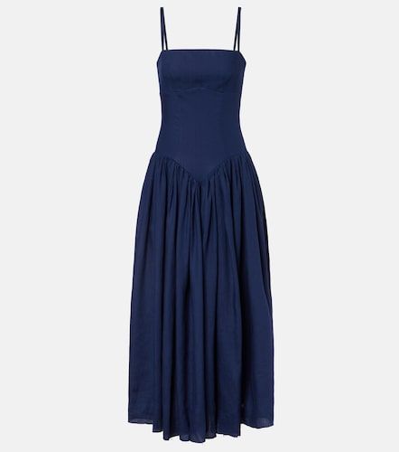 Robe longue Oriana en lin - Gabriela Hearst - Modalova