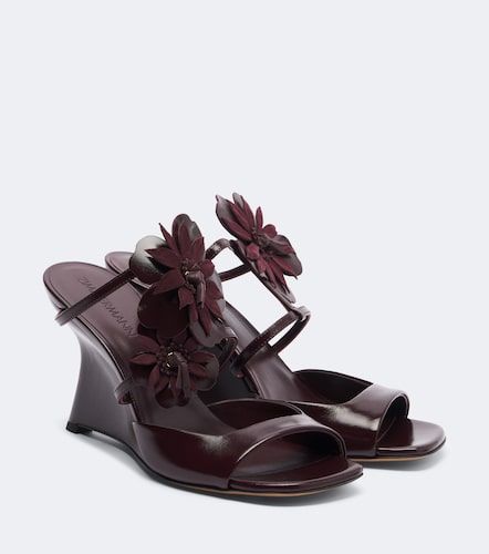 Mules compensées Belara en cuir - Zimmermann - Modalova
