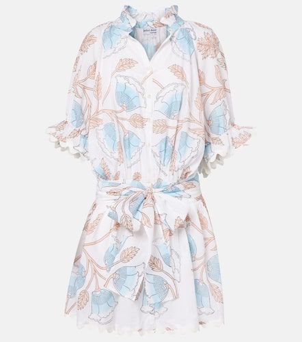 Robe chemise imprimée en coton - Juliet Dunn - Modalova
