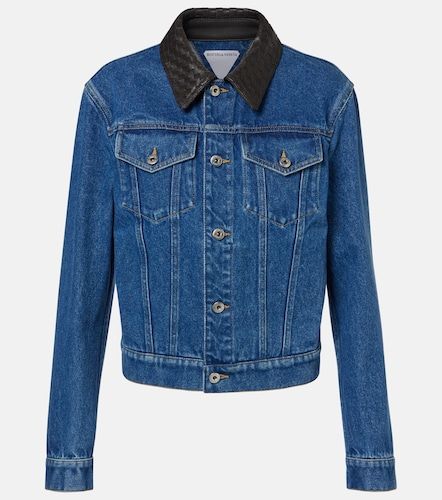 Veste Intrecciato en jean - Bottega Veneta - Modalova