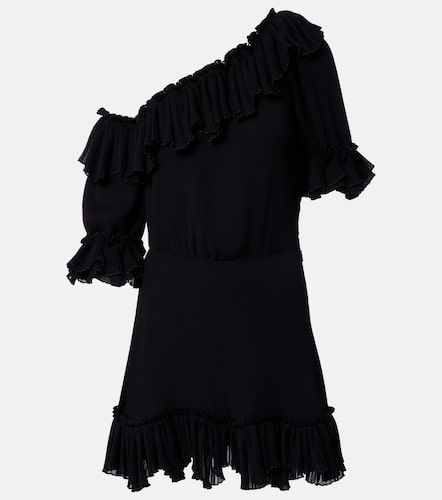 Robe asymétrique en soie - Saint Laurent - Modalova