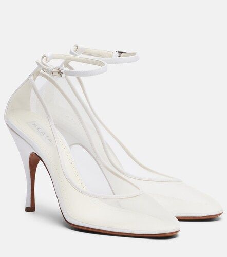 Alaïa Escarpins en mesh et gros-grain - Alaia - Modalova