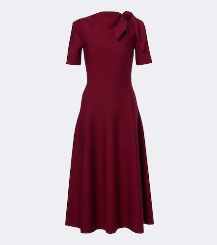 Robe midi en laine mélangée - Oscar de la Renta - Modalova