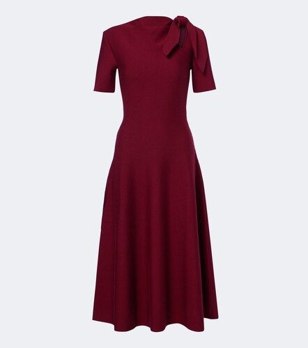 Robe midi en laine mélangée - Oscar de la Renta - Modalova
