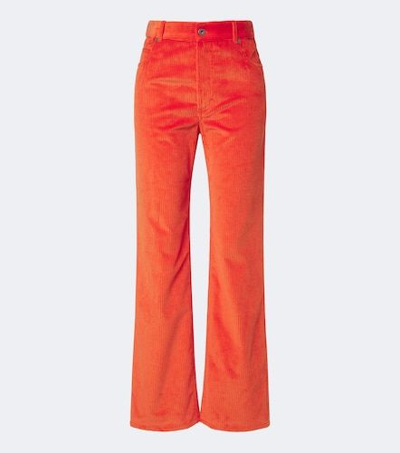 Pantalon droit en velours de coton - Loewe - Modalova