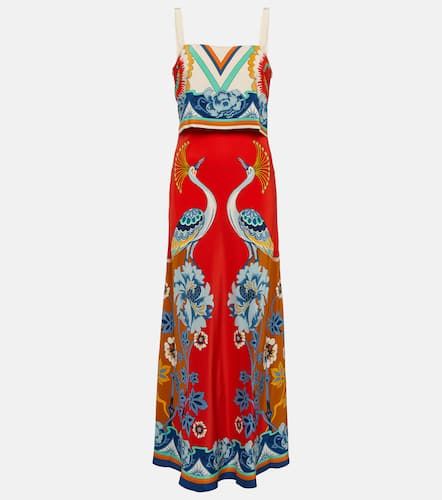 Robe longue Slip-Around en soie - La DoubleJ - Modalova