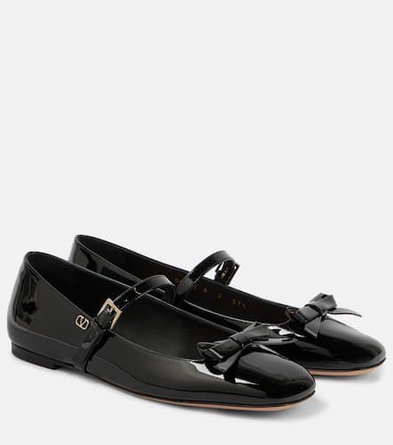 Ballerines Romance Bow en cuir verni - Valentino Garavani - Modalova