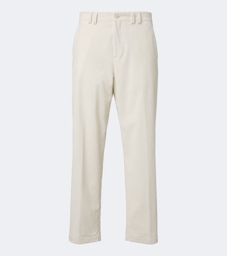Pantalon droit en velours côtelé de coton - Canali - Modalova