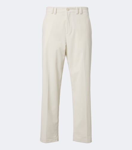 Pantalon droit en velours côtelé de coton - Canali - Modalova