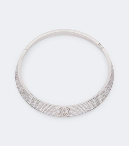 Choker Interlocking G à ornements - Gucci - Modalova