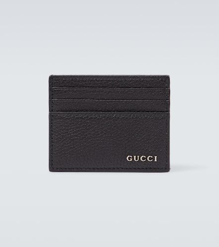 Gucci Porte-cartes en cuir à logo - Gucci - Modalova