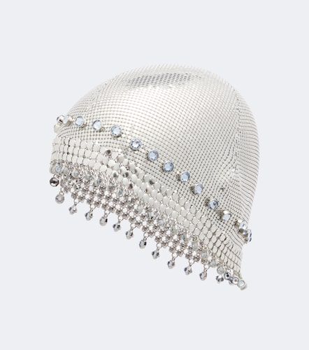 Bonnet en cotte de mailles à cristaux - Rabanne - Modalova