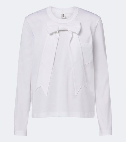 Top en coton à nœud - Noir Kei Ninomiya - Modalova