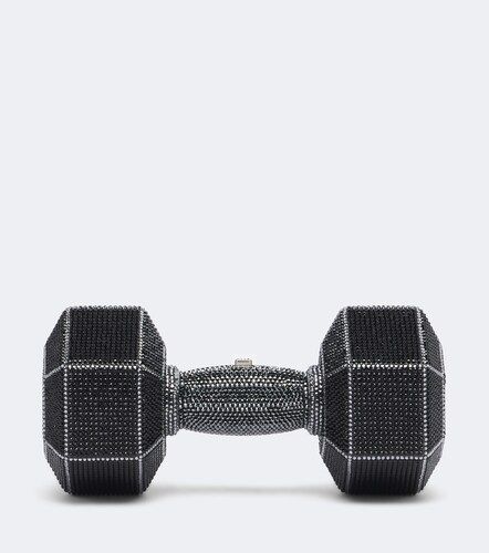 Pochette Dumbbell à cristaux - Judith Leiber Couture - Modalova