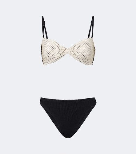 Bikini Delphine réversible à pois - Hunza G - Modalova