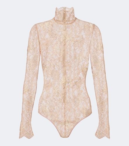 Body en dentelle à fleurs - Valentino Garavani - Modalova