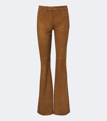Pantalon évasé Dojo en daim - 7 For All Mankind - Modalova