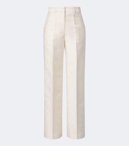 Pantalon ample Mitae en coton, lin et soie mélangés - Joseph - Modalova