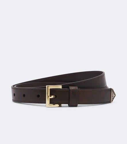 Prada Ceinture en cuir à logo - Prada - Modalova