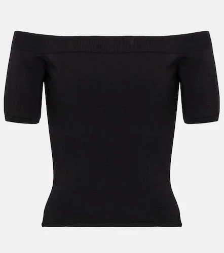 McQueen Top à encolure bardot - McQueen - Modalova
