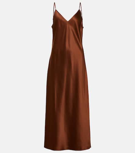 Robe midi Clea en satin de soie - Joseph - Modalova