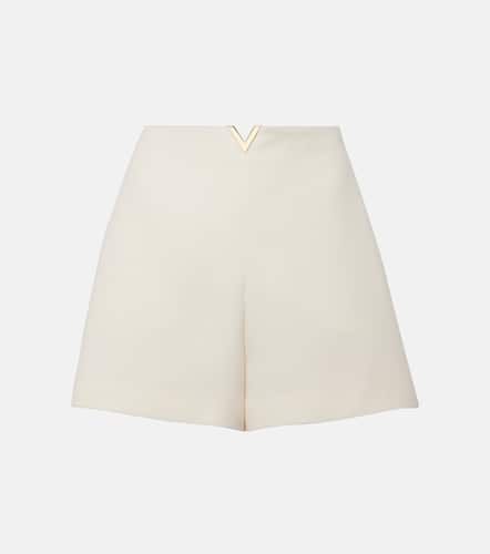 Short VGold à taille haute en Crepe Couture - Valentino - Modalova