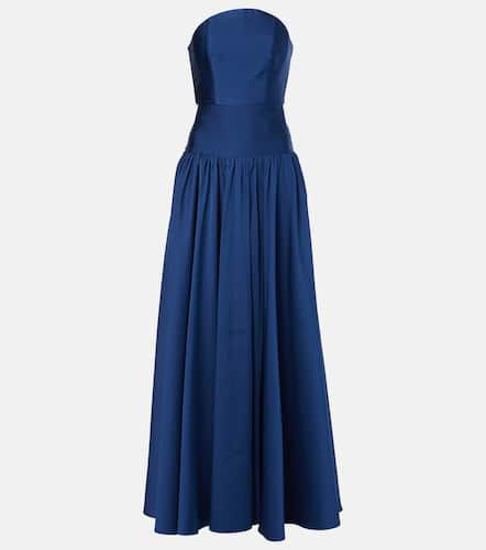 Robe longue bustier en taffetas - Roland Mouret - Modalova