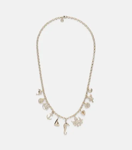 Collier en or 14 ct et diamants - Sydney Evan - Modalova