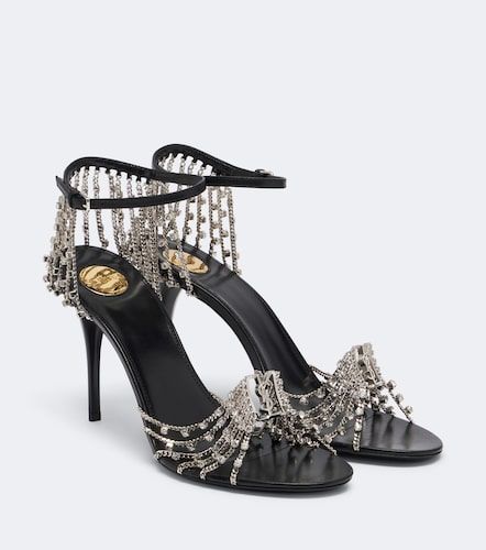 Sandales Babylone en cuir à ornements - Saint Laurent - Modalova