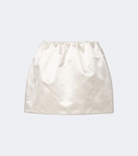 Mini-jupe Verity en satin de coton et soie - Posse - Modalova