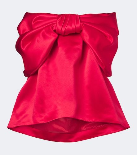 Simone Rocha Top en satin à nœud - Simone Rocha - Modalova