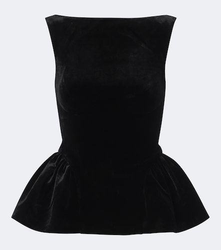 Top péplum en velours - Roland Mouret - Modalova