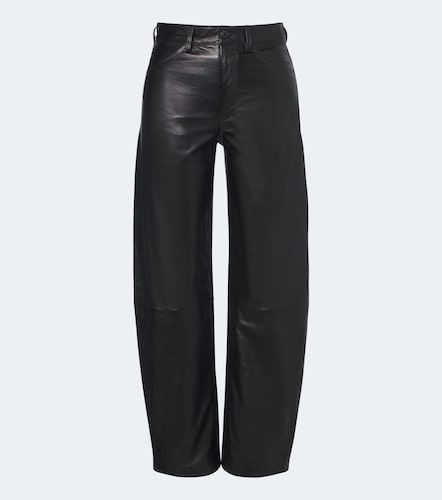 Pantalon barrel Tribeca en cuir - Nili Lotan - Modalova