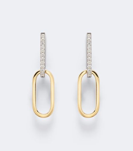 Boucles d'oreilles Link en or blanc, or jaune 18 ct et diamants - Bucherer Fine Jewellery - Modalova