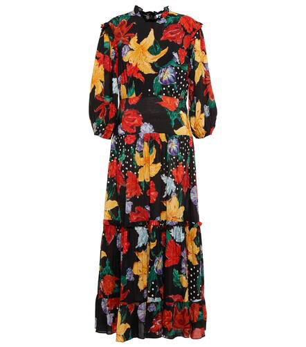 Robe longue Monet à fleurs et volants - Rixo - Modalova