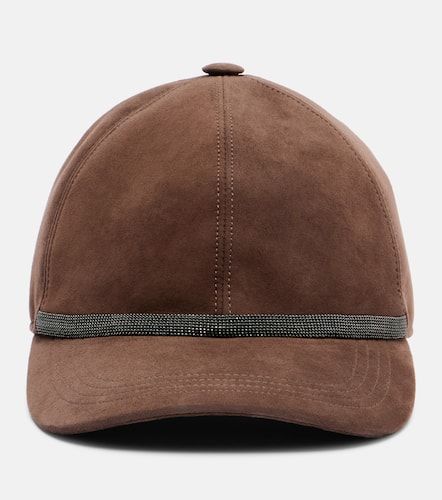 Casquette Monili en daim - Brunello Cucinelli - Modalova