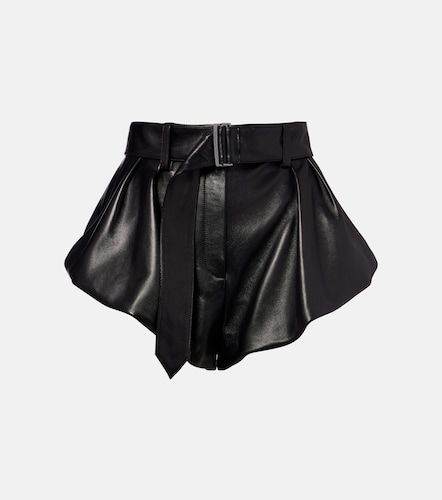 Short Micro en cuir à taille haute - Magda Butrym - Modalova