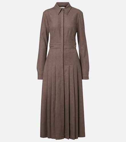 Robe chemise Ethel en laine et cachemire - Gabriela Hearst - Modalova