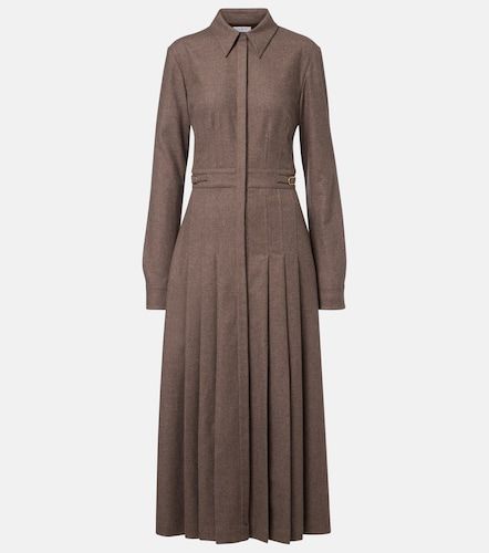 Robe chemise Ethel en laine et cachemire - Gabriela Hearst - Modalova