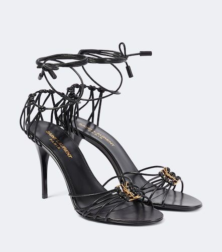Sandales Babylone 90 en cuir - Saint Laurent - Modalova