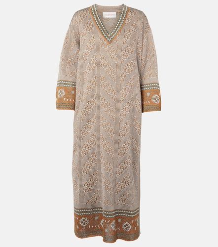 Robe longue en jacquard lamé - Valentino Garavani - Modalova